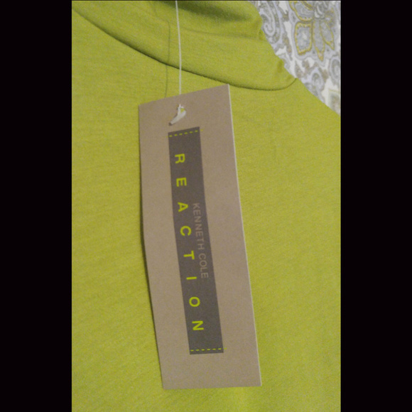 NEW Kenneth Cole Spiced Lime Short Sleeve Shirt - Picture 4 of 10